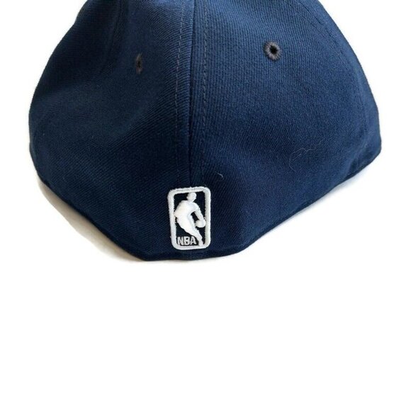 59Fifty New Era Size 7 5/8 NBA Utah Jazz Fitted Hat OTC Cap Blue - Picture 4 of 7